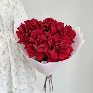 Букет из шикарных красных французских роз