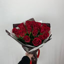 Букет из 25 красных роз