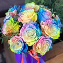 Композиция «Радуга» из роз