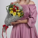 Букет «Красочный» из альстромерий