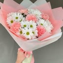 Букет «Мгновение» из хризантем