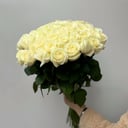 Букет 51 роза белая, большой букет