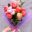 Букет «Пионовидный бум»