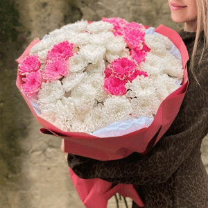 Букет «Нежность» из хризантем