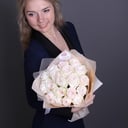 Букет «White O Hara» из роз