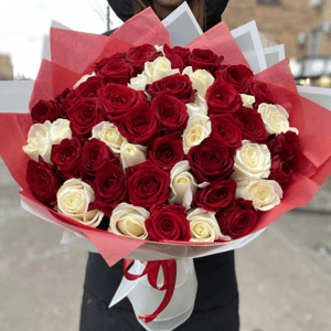 Букет «Ты в моем сердце» из роз