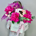 Коробка с цветами «Мари Лемуан» из роз