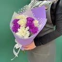 Букет «Аметист» из гвоздик