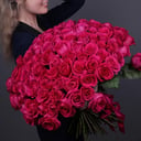 Букет «101 элитная Пинк Флойд» из роз