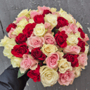 Букет «51 роза микс»