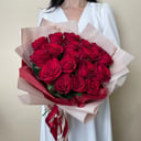 Букет «Красная черешня 19» из роз