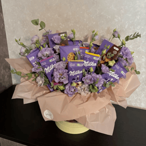 Сладкий подарок из шоколада Милка