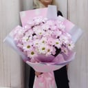 Букет «Розовое облачко» из хризантем