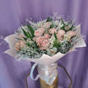 Букет «Время любить» из альстромерий и роз