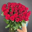 Букет «51 Роза Ред Наоми 90 см»