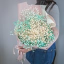 Букет цветов из 11 радужных гипсофил