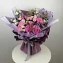 Букет «Причина Любить» из роз и эустом