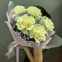 Букет «Французские розы с гипсофилой»