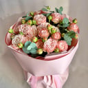 Букет «Кустовые пионовидные розы»