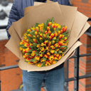 Букет тюльпанов 101 шт на 8 марта