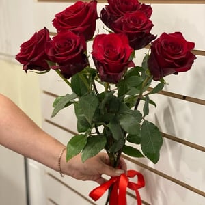 Букет «Пылкая страсть» из роз