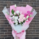 Букет Розы, Маттиол и Эустомы