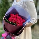 Букет «Розовые Розы 11шт»