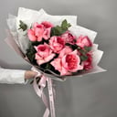 Букет пионовидных роз Пинк Эскпрешн