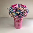 Коробка с цветами «Прекрасной» из гипсофил