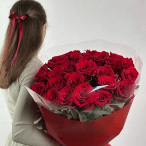 Букет «25 красных роз»
