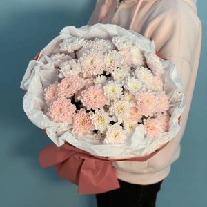 Букет «7 хризантем в упаковке»