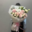 Букет «Чувственное признание» из роз и хризантем