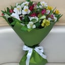 Букет «Эффект бабочки» из альстромерий