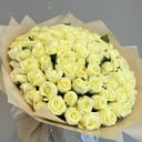 Букет «101 белая роза»