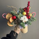 Коробка с цветами «Стаканчик с елочкой»