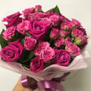 Букет «Малиновый щербет» из роз
