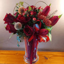 Композиция «Love» из тюльпанов