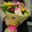 Букет «Цветочный мотив» из роз