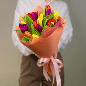 Букет из тюльпанов 15шт