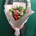 Букет «Радужные переливы» из альстромерий