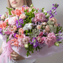 Композиция Эустом, Альстромерии, Маттиол