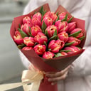 Букет «Священное пламя» из тюльпанов