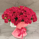 Моно букет из 25 кустовой розы