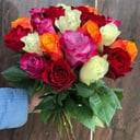 Букет «Яркий микс роз»
