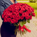 Букет из 71 красной розы