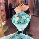 Букет «Микс» из хризантем и гипсофил