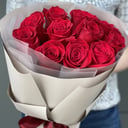 Букет из красных роз эквадор 11 шт