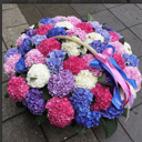 Корзина для богини из гортензий