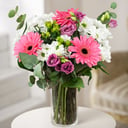 Букет «Романтина» из хризантем и гербер