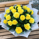 Букет «21 роза в стильной упаковке»